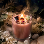 Glow & Chill Bundle — Jellyfish Lamp + Crystal Candle