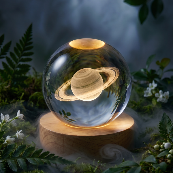 Galaxy Soul Lamp — 3D Crystal Ball Night Light